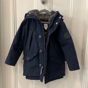 Gap kids XS navy down warmest parka